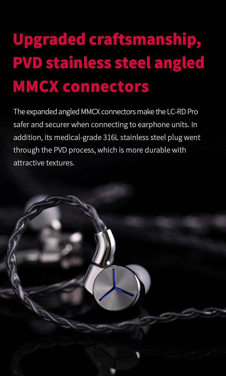 ขาย FiiO LC-RD Pro สายอัพเกรดหูฟังทำจากเงินล้วน Pure Silver ถักแบบ Litz