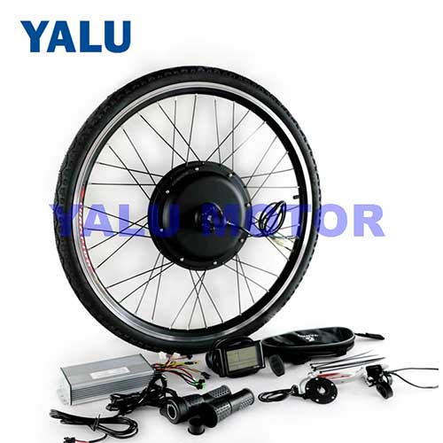 ชุดแปลงจักรยานไฟฟ้า YALU YL1500 48V 1500W – ล้อมอเตอร์หน้า/หลัง 26/29/700C พร้อมเกียร์ 7 สปีด & ดิสก์เบรก | สั่งจอง 15-25 วัน