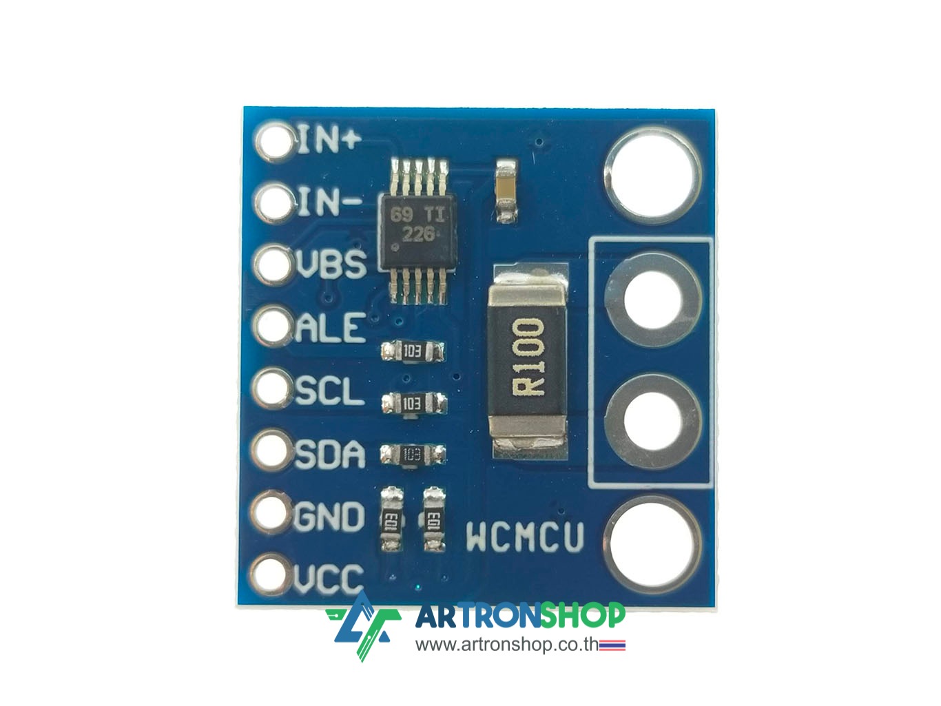 โมดูลวัดพลังงาน DC INA226 DC Power Meter