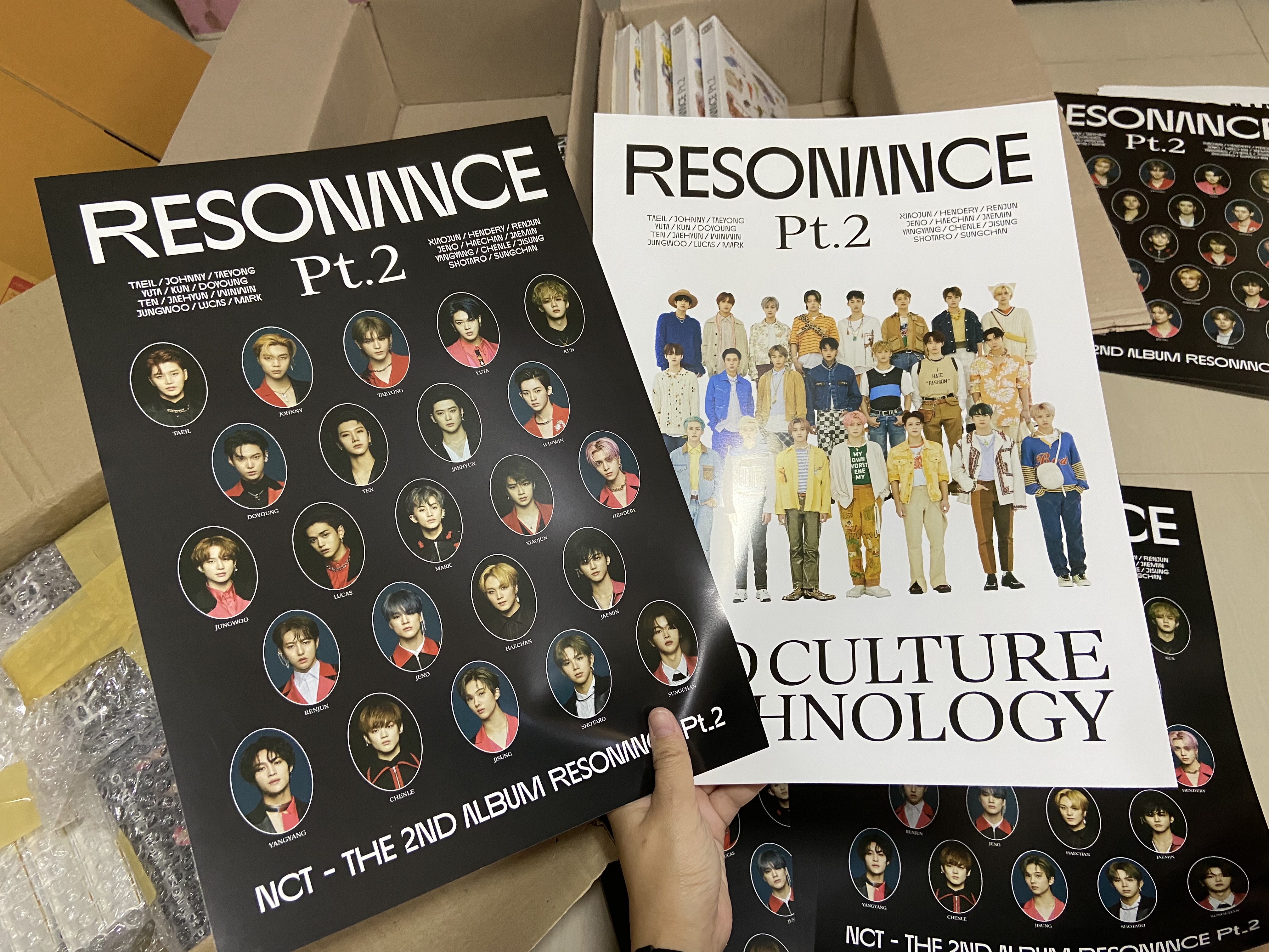 โปสเตอร์ #NCT PT.2 Official สีดำ