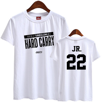 เสื้อยืด (T-Shirt) GOT7 Hard Carry (ชื่อเมมเบอร์)
