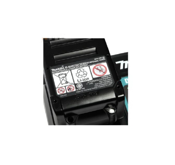 ชุดแบตเตอรี่ 40 โวลต์ (ชาร์จเร็ว) ความจุ 4.0 แอมป์ Makita มากีต้า Pn.191J66-2 (แท้) ##