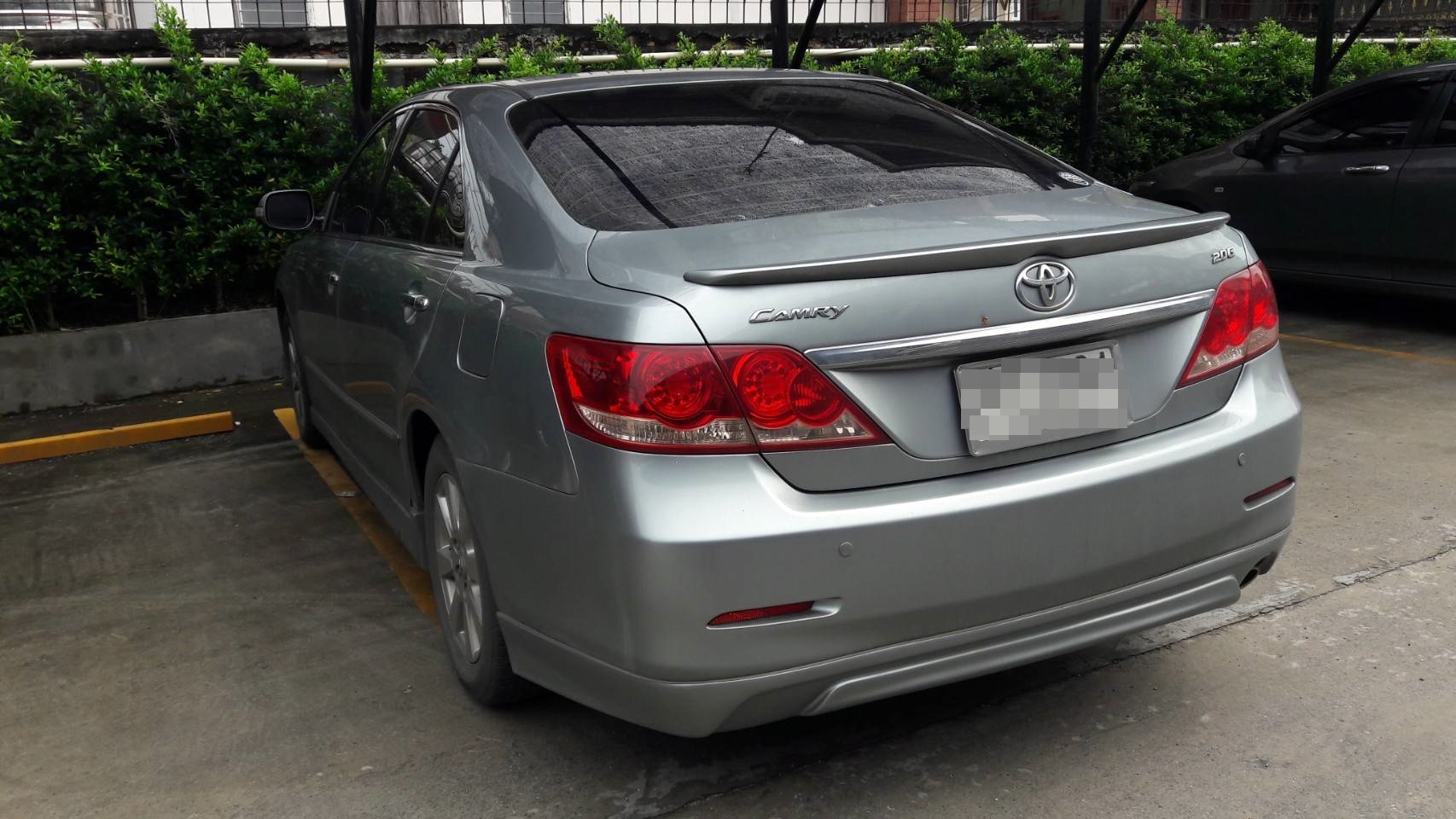ขายพรมรถยนต์ Toyota Camry 2007-2011 ปูพรม7D สีแดงไวน์ขอบแดงสด + พรมดักฝุ่นสีแดง เข้ารูป