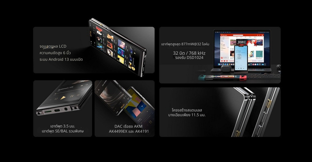 ONIX Waltz XM10Ltd DAP พกพาระดับไฮเอนด์ตัวแรกจาก ONIX รองรับ Dual Hi-Res ประกันศูนย์ไทย