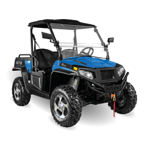 CIBBDEAL Electric 4-Wheel UTV | HS5DUTV Lead Acid Battery Model | Blue & Red Colors | 4WD Off-Road for Adults | All-Terrain Mountain Use