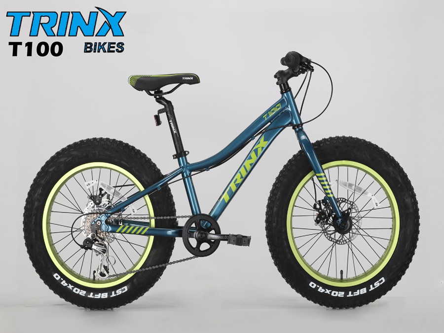 จักรยานมินิ Fatbike ล้อโต Trinx T100 เกียร์ชิมาโน่ 7สปีด เฟรมอลู ล้อ20นิ้ว, TRINX MY2023