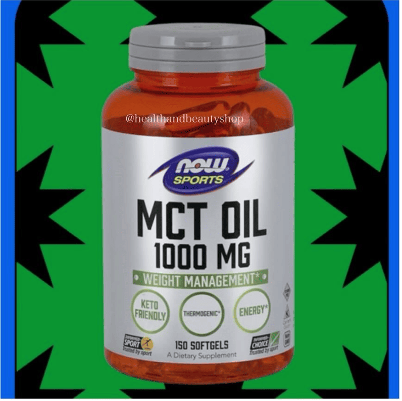 Now Foods, Sports, MCT Oil, 1000 mg, 150 Softgels