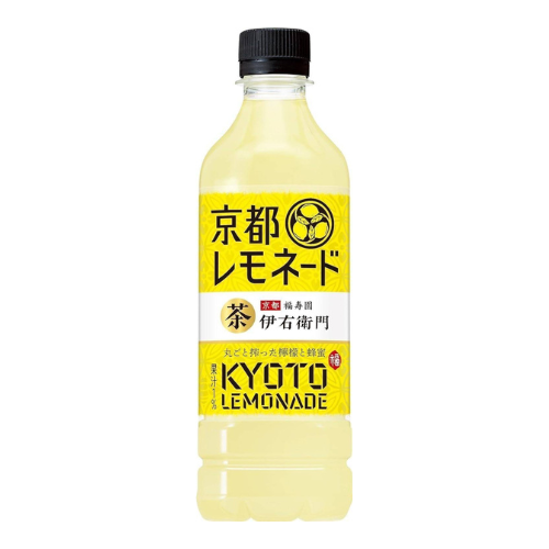 น้ำเลม่อนแท้ผสมชาเขียว Suntory kyoto lemonade 525 ml.