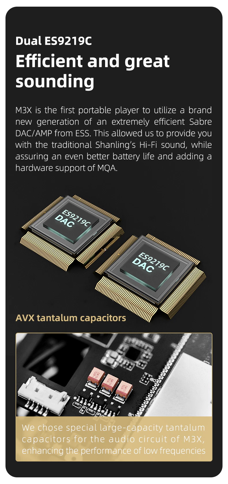 ขาย Shanling M3X Dap พกพาระบบ Android รุ่นล่าสุดรองรับ MQA