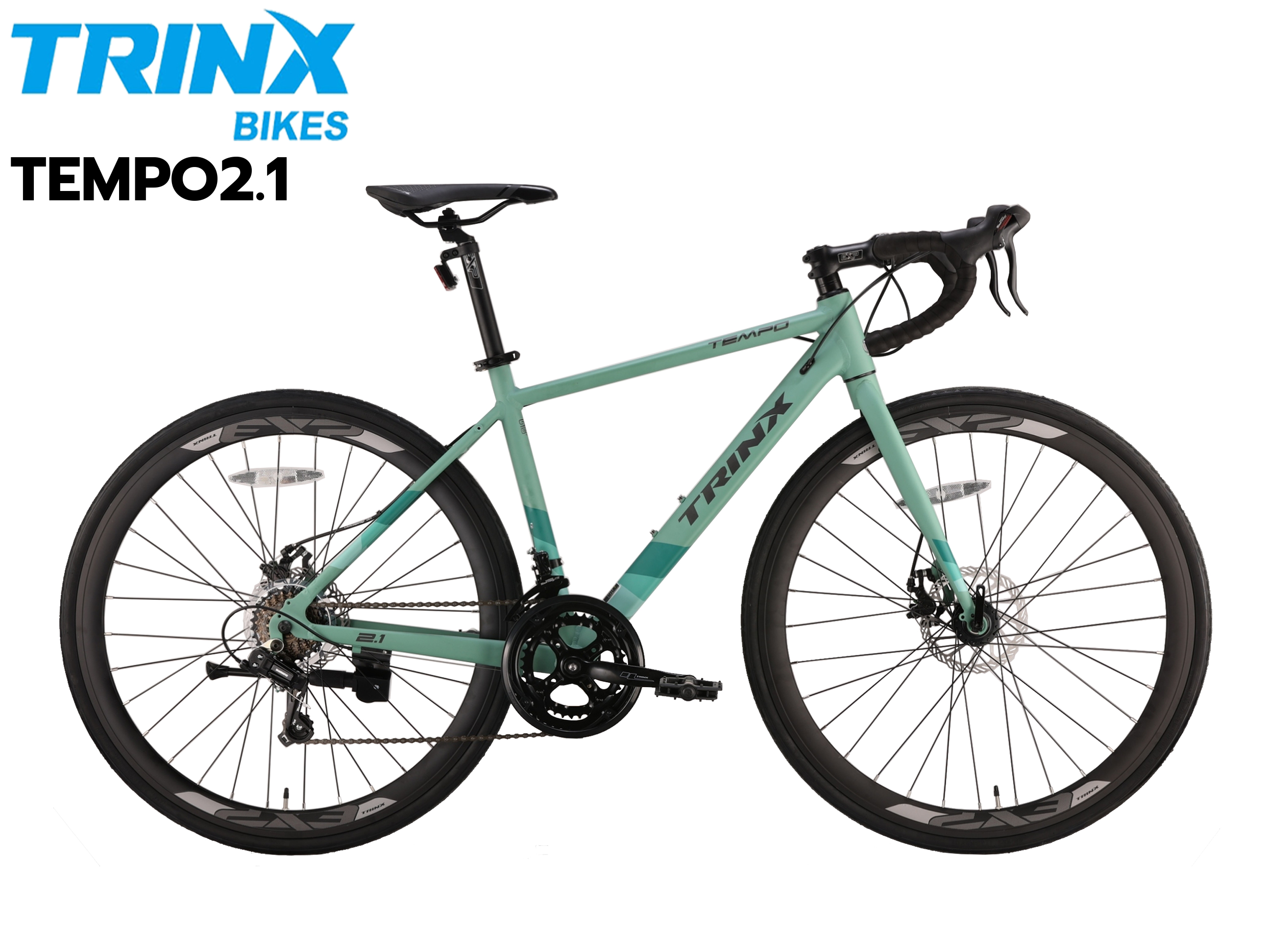 จักรยานเสือหมอบ TRINX TEMPO2.1 SHIMANO 14 สปีด เฟรมอลู ล้อ 700C TRINX MY2024
