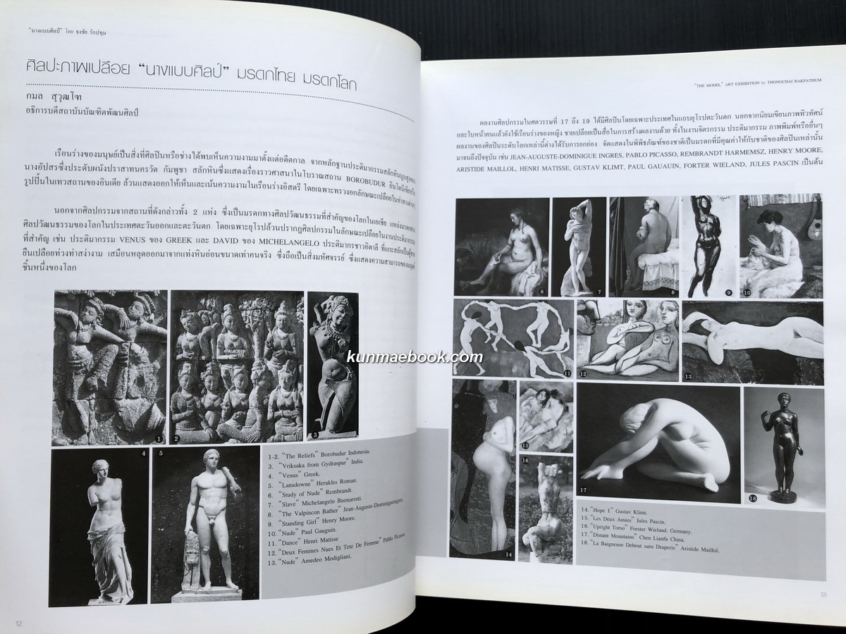 นิทรรศการนางแบบศิลป์ โดย ธงชัย รักปทุม *ศิลปินแห่งชาติ The Model Art Exhibition.