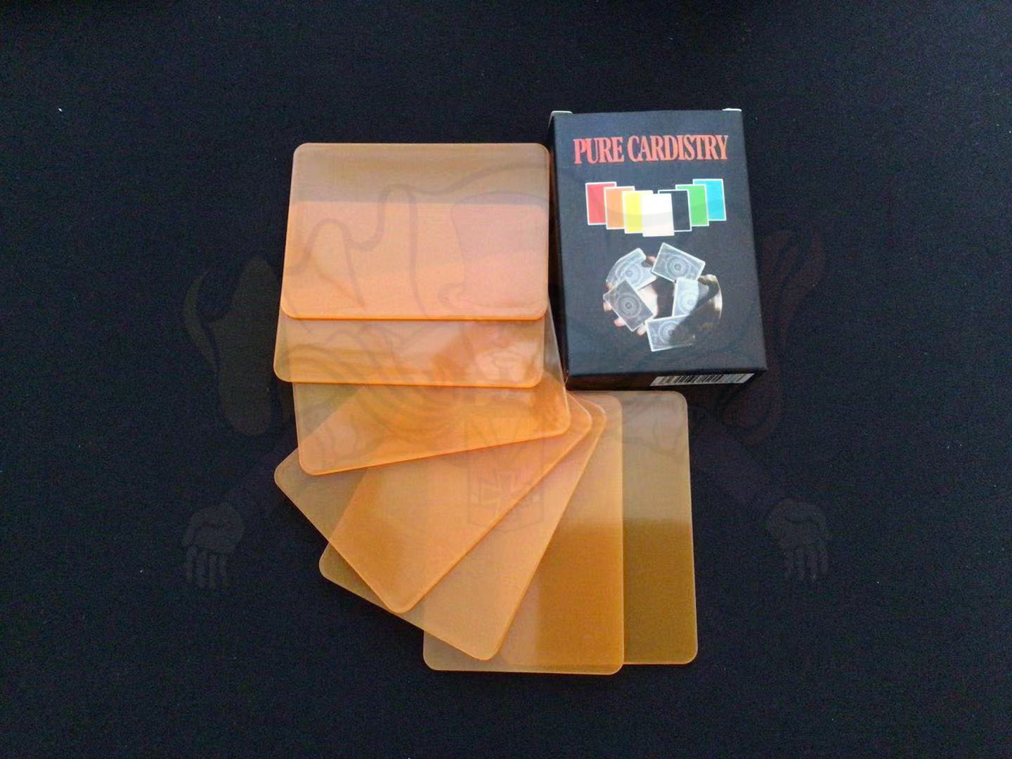 ++ อุปกรณ์เสริมมายากล แผ่นพลาสติก ฝึกตัดไพ่ Trainer Deck (Pure Cardistry)
