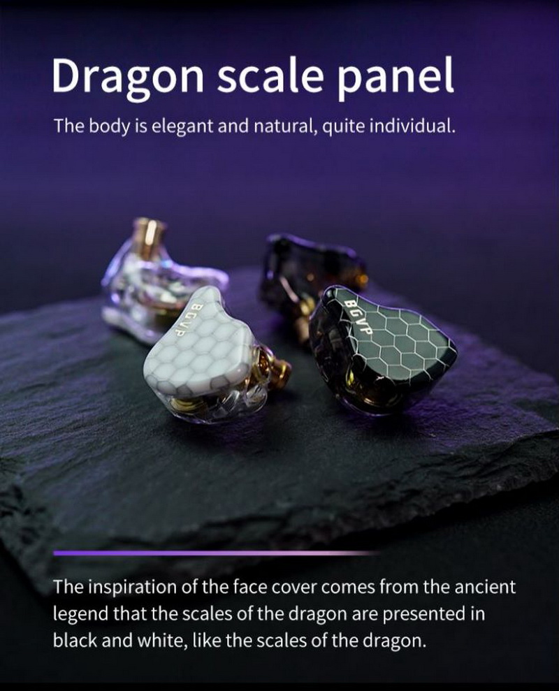 BGVP Scale หูฟัง 2 ไดรเวอร์ 2DD รองรับ Hi-Res ประกันศูนย์ไทย