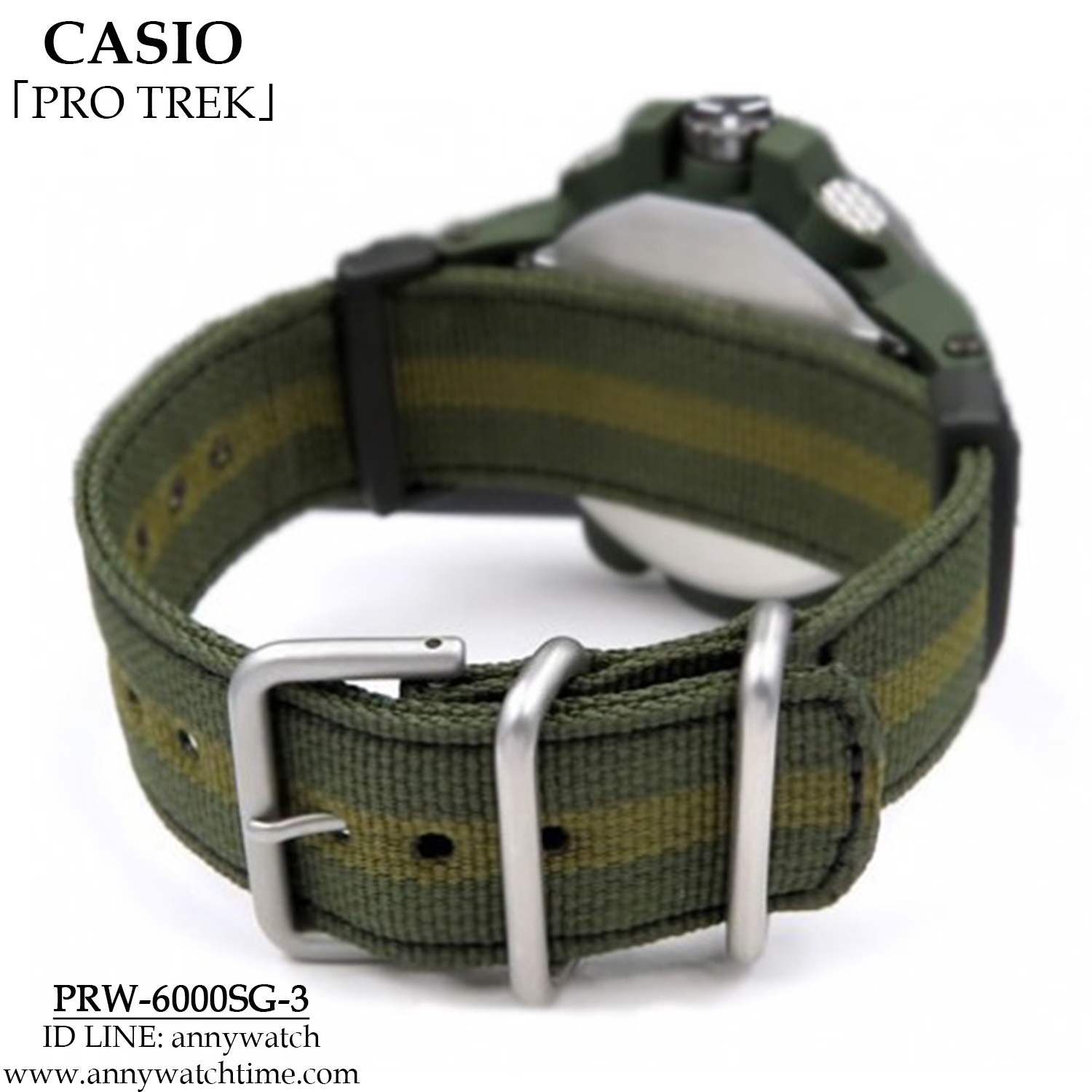 PROTREK PRW-6000SG-3 - จำหน่ายนาฬิกาของแท้ 100% รับซ่อมนาฬิกา 