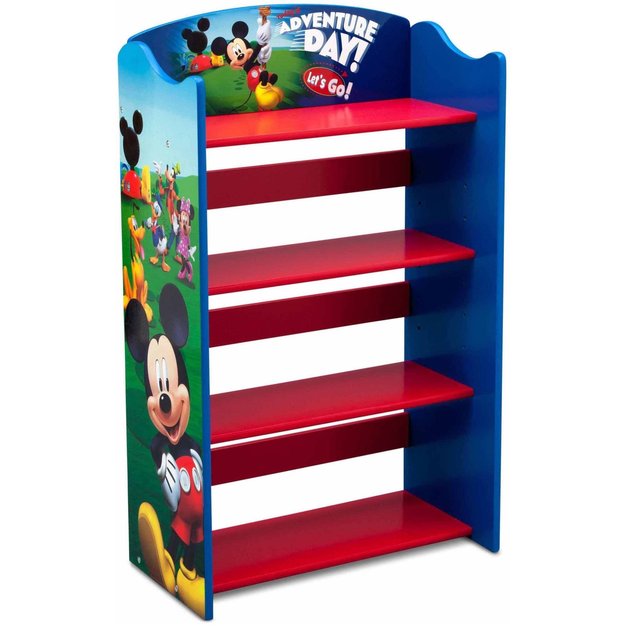 Disney Mickey Mouse Bookshelf ชั้นวางหนังสือลายมิกกี้เม้าส์ วัสดุทำจากไม้ทั้งชุด ลิขสิทธิ์แท้ นำเข้าจาก USA