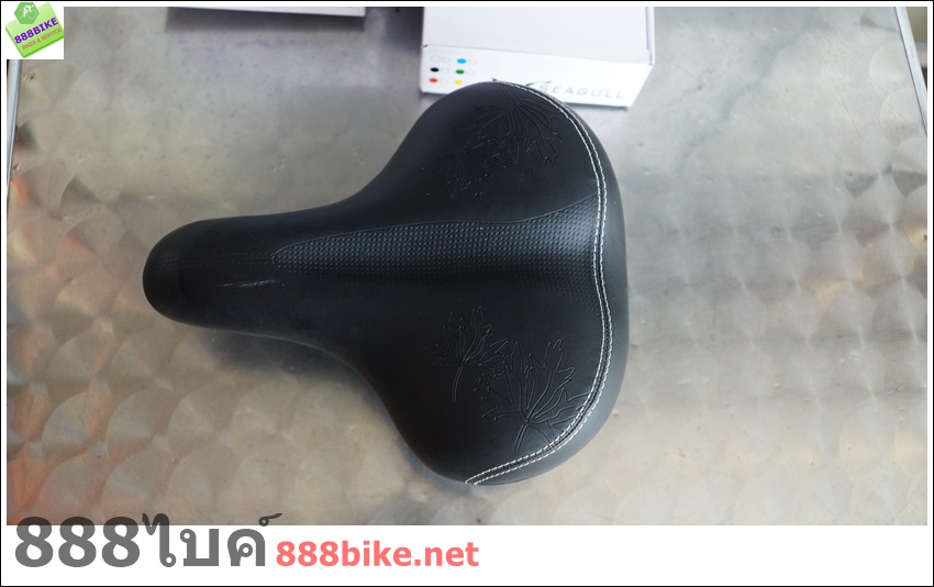 เบาะจักรยาน ELLEVEN TY7015 แบบหนานุ่ม มีดำ น้ำเงิน
