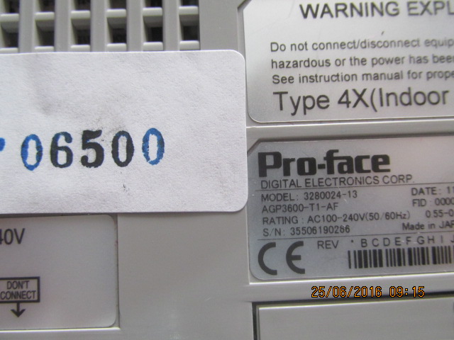 LCD TOUCH SCREEN “ PROFACE ” รุ่น AGP3600-T1-AF