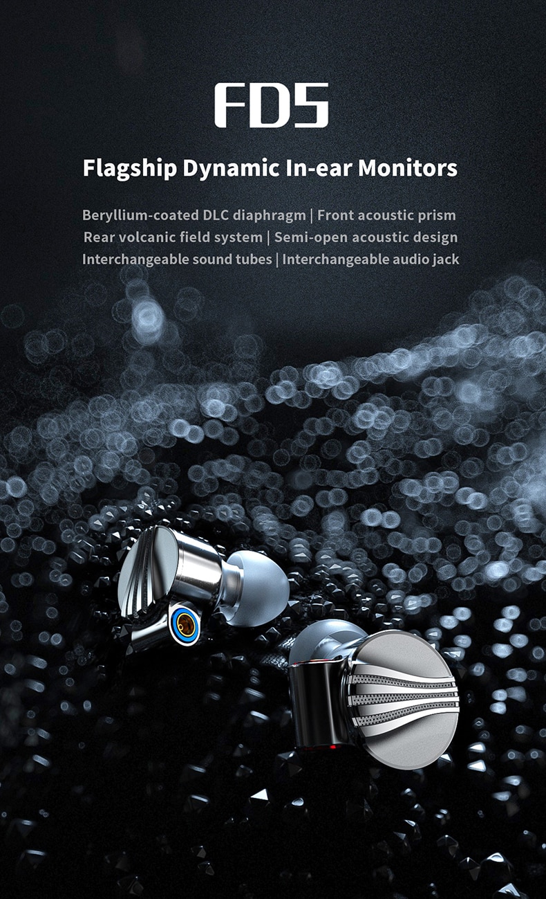 ขาย FiiO FD5 หูฟัง IEM ระดับเรือธง Diaphragm เคลือบ Beryllium
