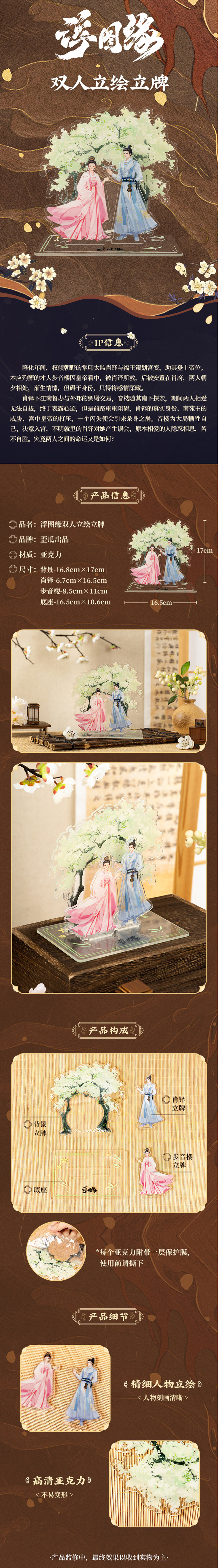 สแตนดี้คู่ ซีรี่ย์ เล่ห์ลวงรักต้องห้าม (Official Goods)