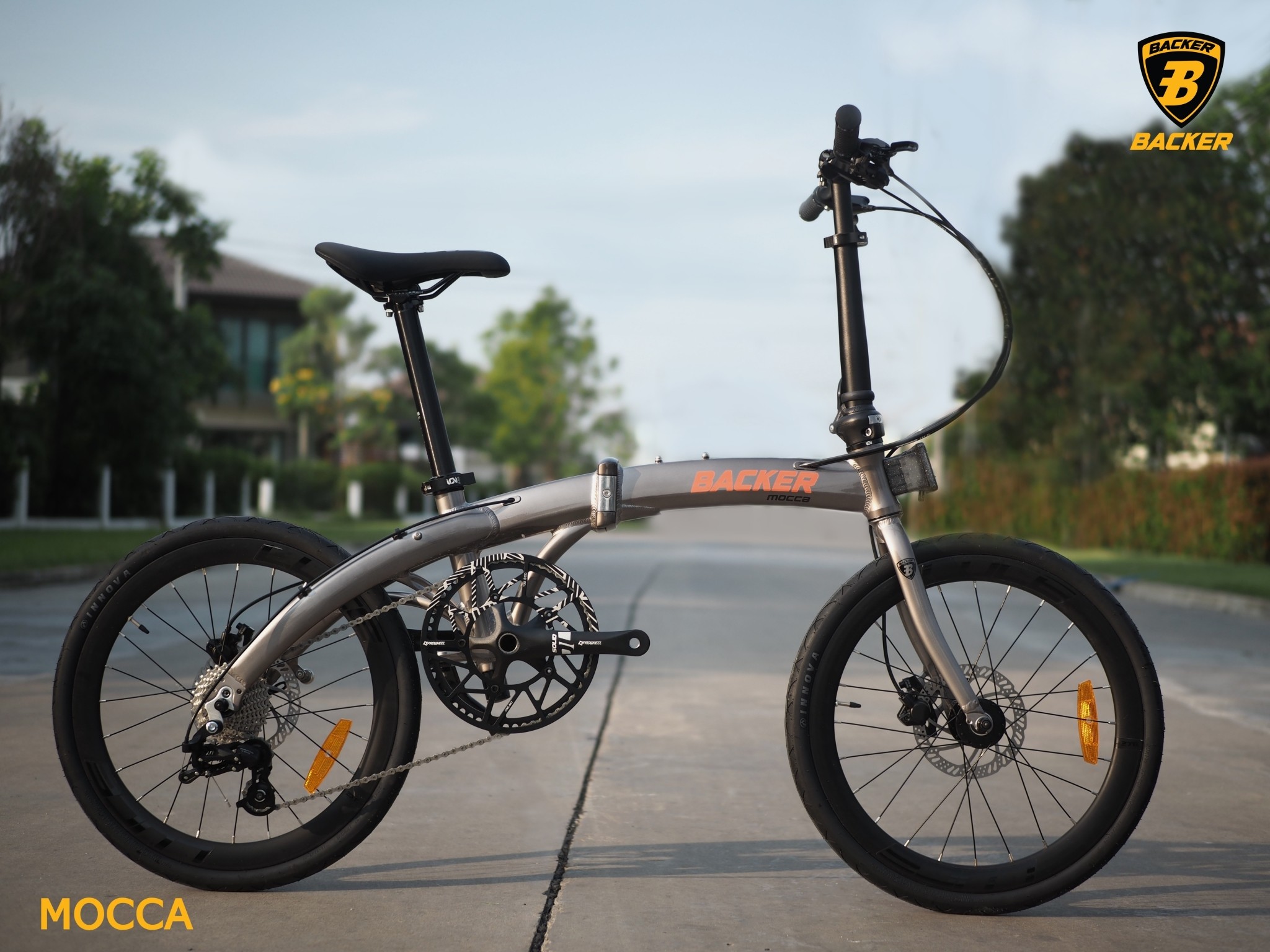 จักรยานพับ BACKER MOCCA เฟรมท้อปอลู เกียร์ SenSah 1*10 สปีด วงล้อ 20 นิ้ว-451 ปี 2021
