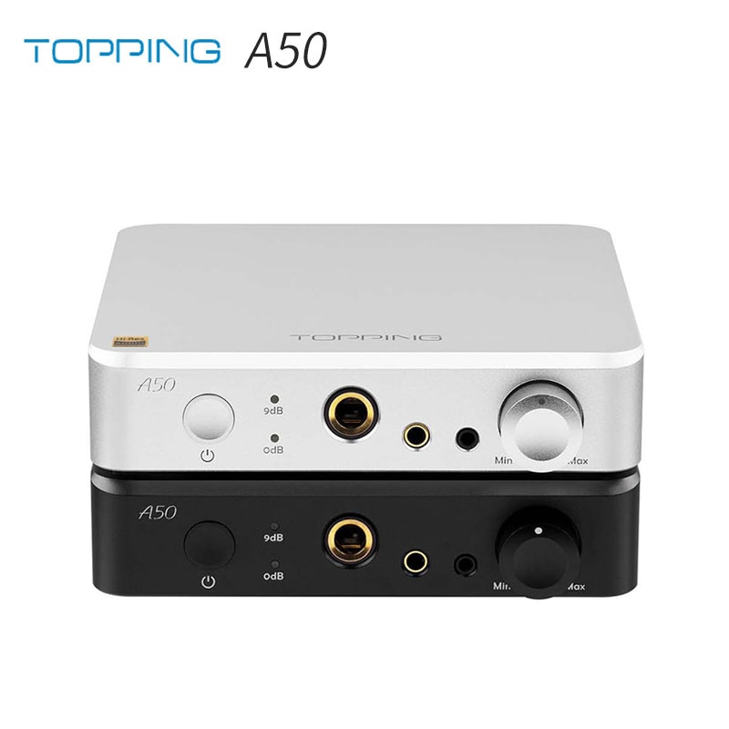 ขาย TOPPING A50 แอมป์หูฟังตั้งโต๊ะกำลังขับสูง รองรับย่านความถี่ 20-200kHz เหนือกว่า Hi-Res