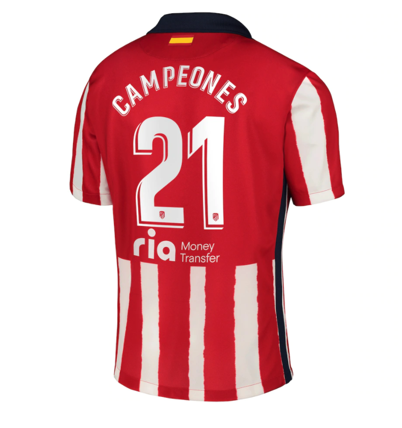 เสื้อแอตเลติโก มาดริด 2020 2021 ทีมเหย้า Campeones 21 ของแท้