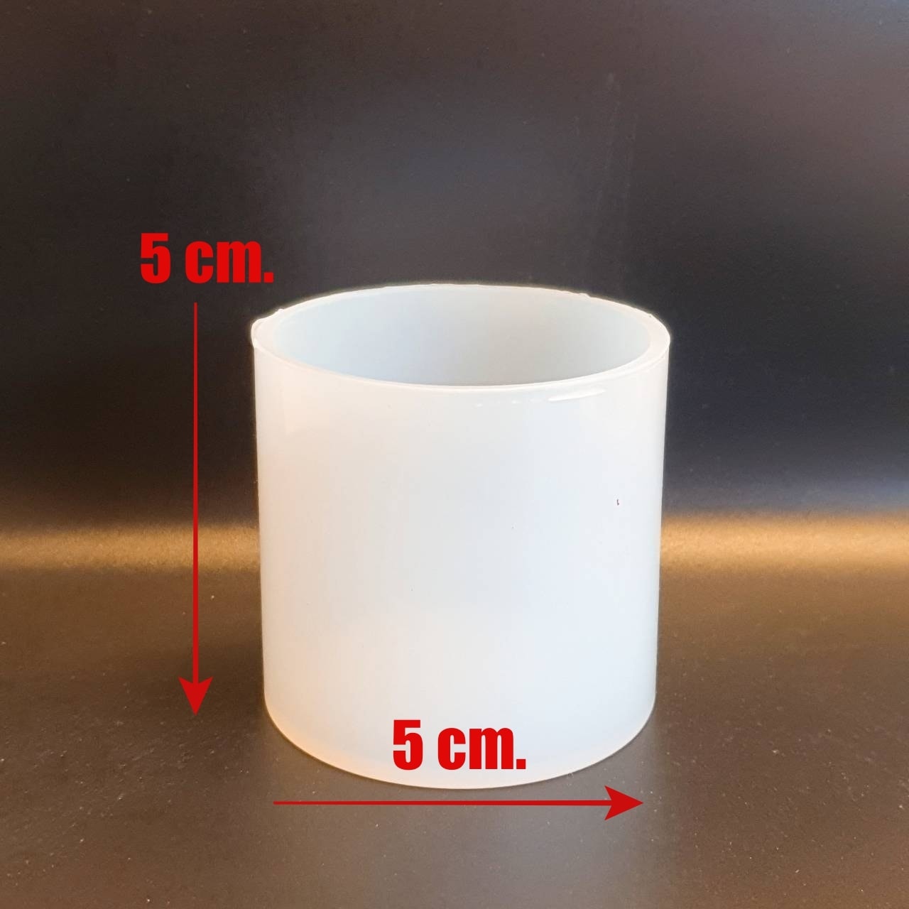 พิมพ์ซิลิโคน ทรงกระบอก ขนาด 5x5 cm.