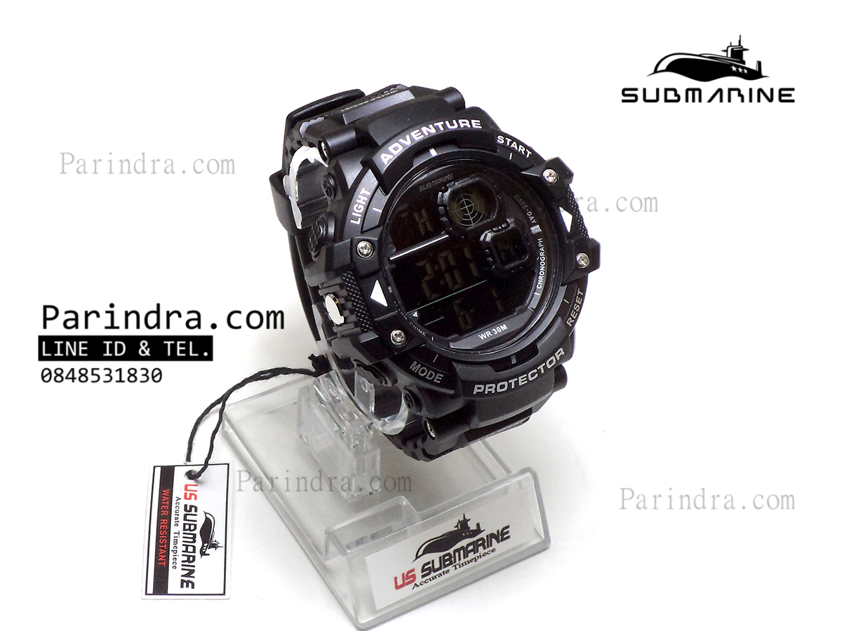 นาฬิกา US submarine TP1334M สีดำล้วน