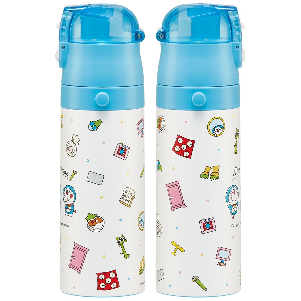 กระติกน้ำสแตนเลส Skater Doraemon 2ways โดเรมอน/โดราเอมอน 470ml/430ml