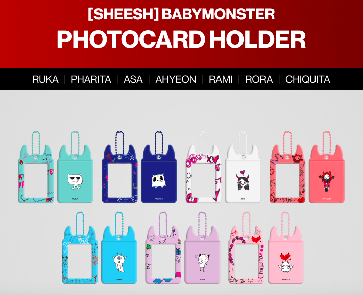 PRE. BABYMONSTER PHOTOCARD HOLDER (รอ 14-25วัน)