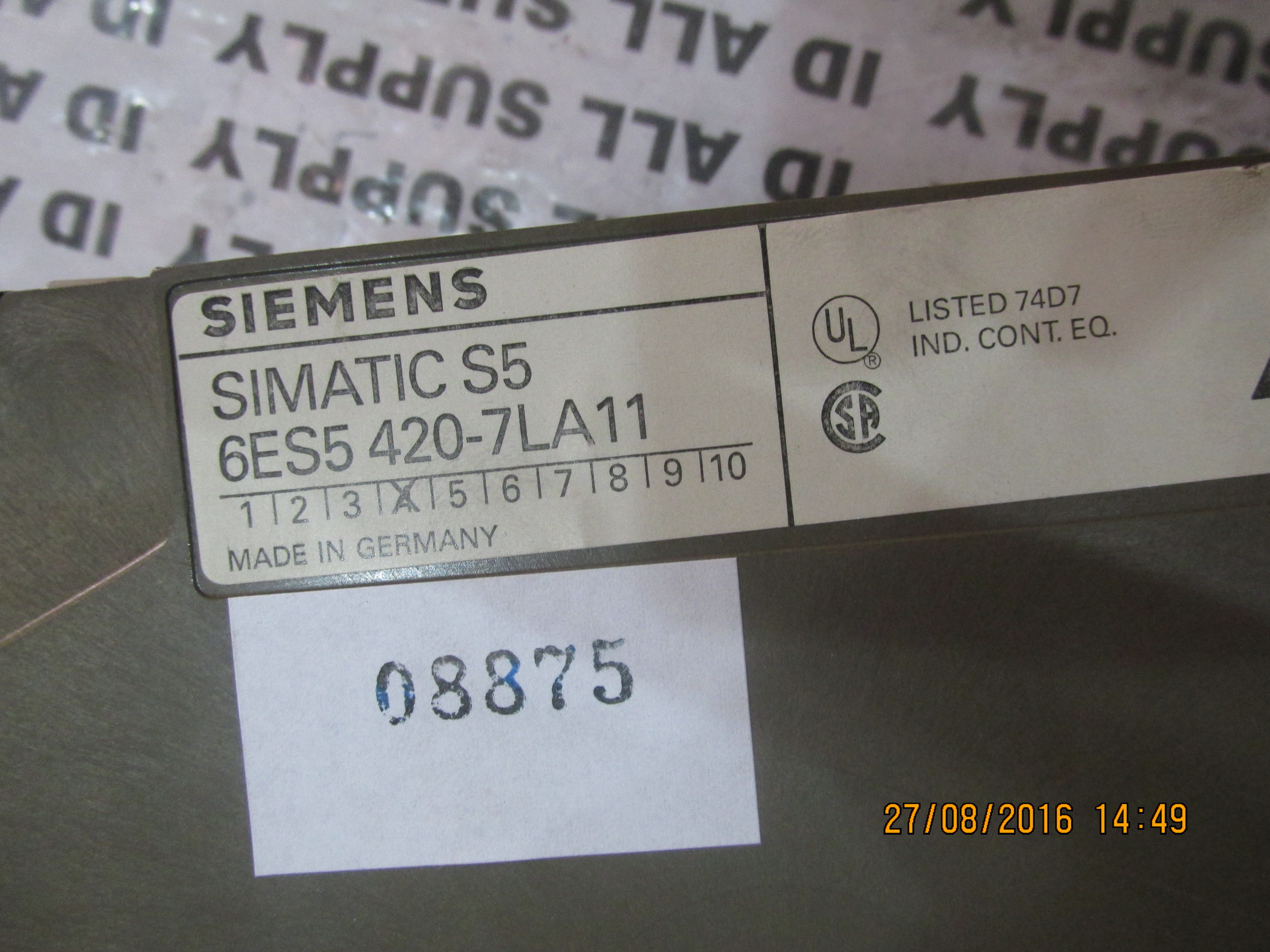 PLC “ SIEMENS ” รุ่น 6ES5 420-7LA11