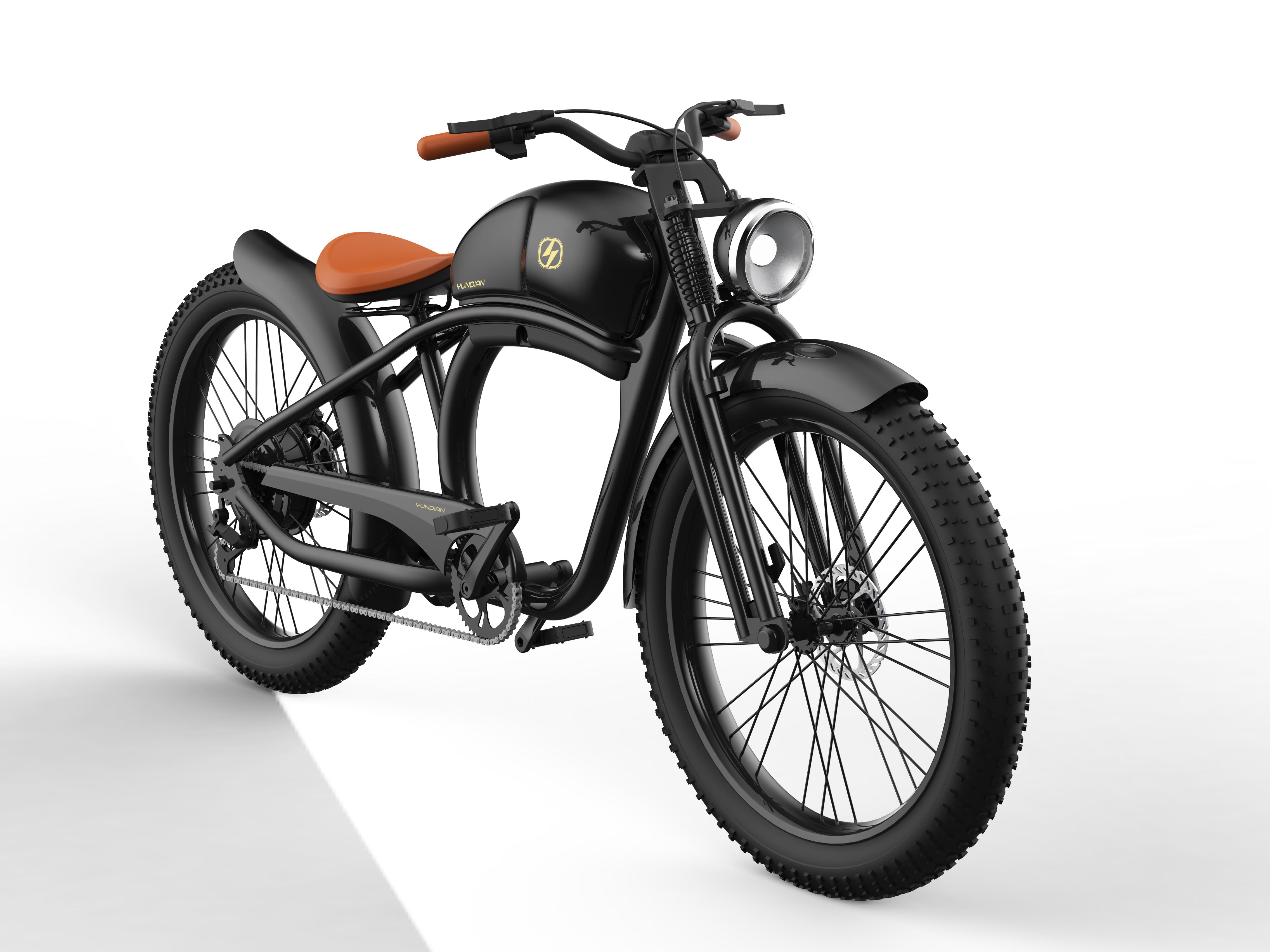 จักรยานไฟฟ้า YUNDIAN Fat Tire Electric Bike 500W / 48V 26Inch Steel Lithium Battery