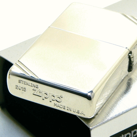 ไฟแช็ค Zippo แท้ ฺ เคสผลิตจากเงินแท้ " Zippo 14, Sterling Silver Lighter " แท้นำเข้า 100%