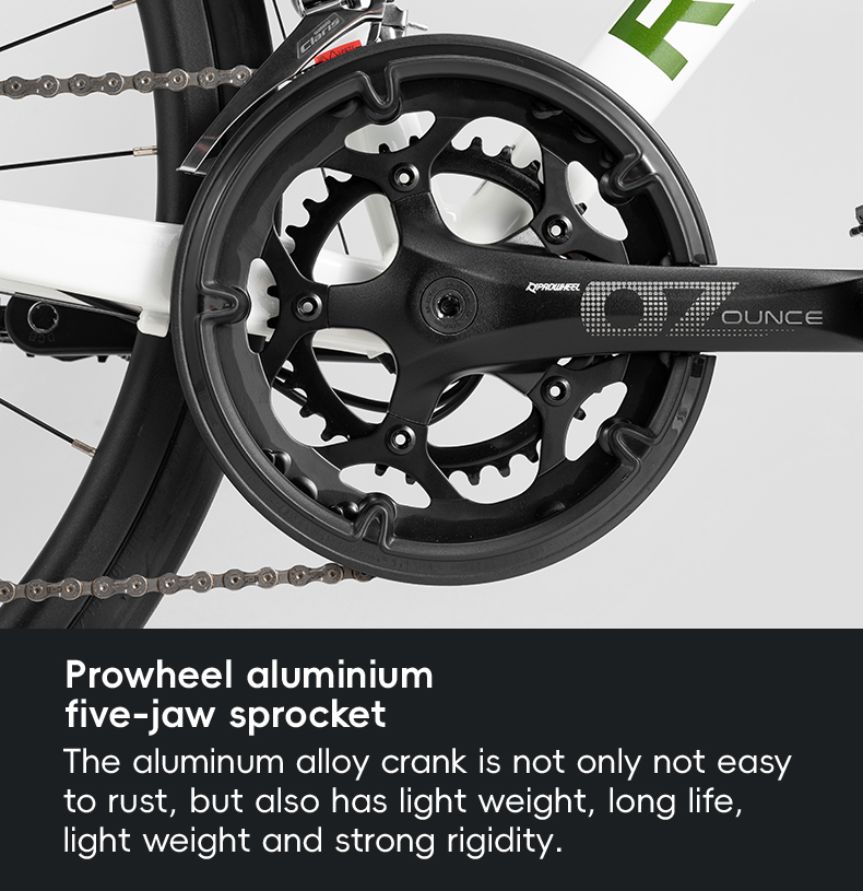 จักรยานเสือหมอบ ROCKBROS SPIN-W2M เฟรมอลูมิเนียม ชุดเกียร์ Shimano Claris R2000 (2x8 สปีด) ล้อ 700c