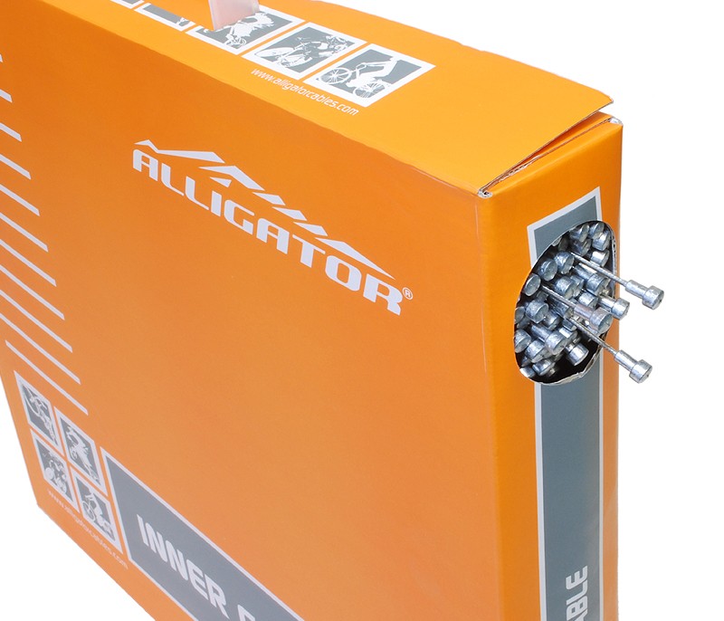 "ALLIGATOR" สายในเบรคสแตนเลส Slick Stainless (กล่องละ 100 เส้น)