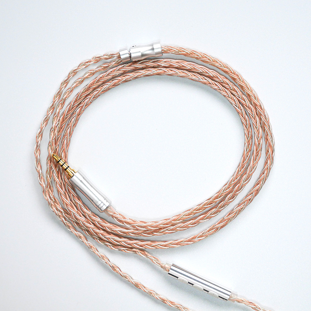 ขาย Hakugei Silver Surfer [รุ่นมีไมค์] สายเปลี่ยนหูฟังมีไมค์ 5N OCC Litz + 5N OCC ชุบเงิน Litz