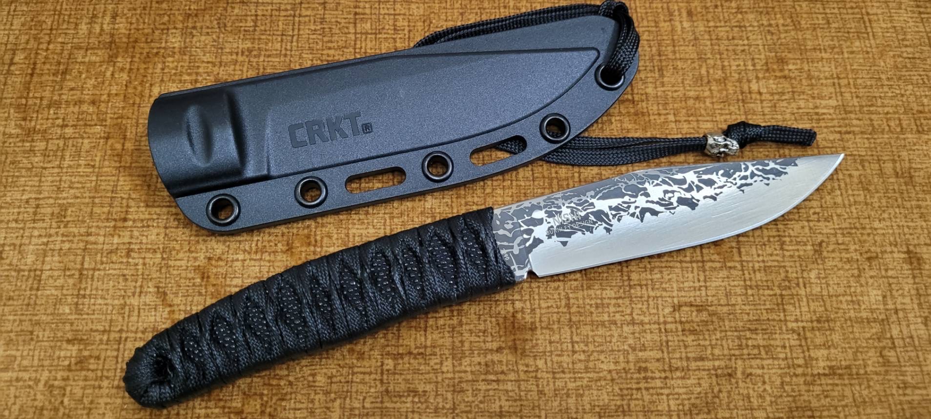 CRKT 2290 Lucas Burnley Nishi Fixed Blade Knife