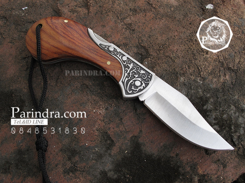 มีดพับ Boda ตั้งแคมป์ ตกปลา ขนาด รูปทรงแปลก สวยงามครับ #001