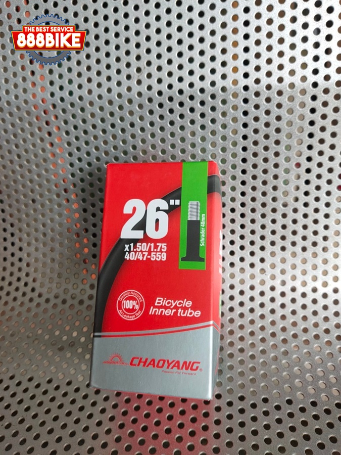 ยางในจักรยาน Chaoyang 26x1.50-1.75 และ 26x1.95-2.125 หัวใหญ่AV หัวเล็กFV