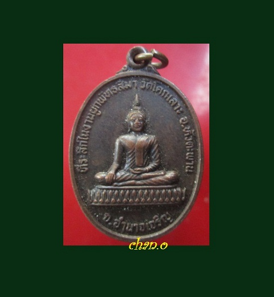 @@เหรียญพระพุทธ ที่ระลึกในงานผูกพัทธสีมาวัดโคกเลาะ หลัง หลวงพ่อขาว อนาลโย จ.อำนาจเจริญ@@เหรียญ9
