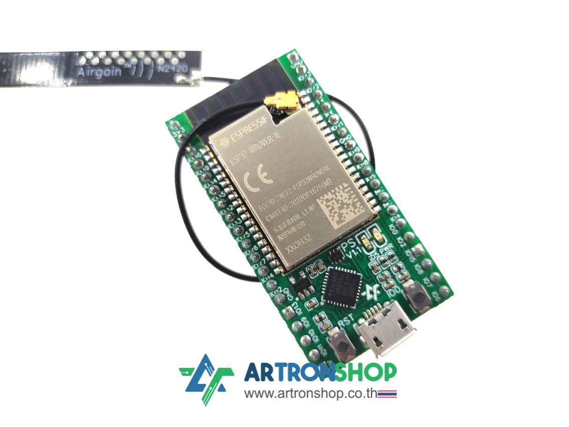 IOXESP32PS บอร์ดพัฒนา ESP32 แรม 4MB เสานอก