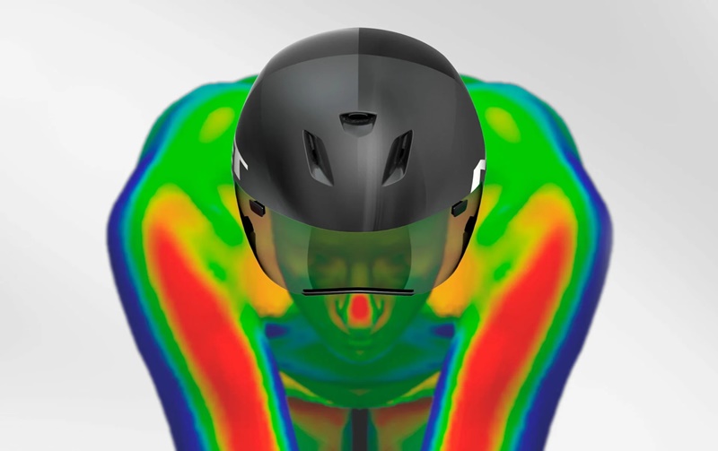 หมวก MET CODATRONCA (โคดาทรอนค่า) Aero Helmet for Triathlon and Time Trial