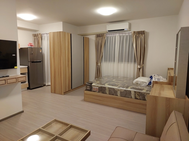 ให้เช่าเดอะ พอยต์ คอนโด รังสิต คลอง 6 ตึก B ชั้น 6 ขนาด 26 ตร.ม. เฟอร์ครบ ใกล้บิ๊กซี