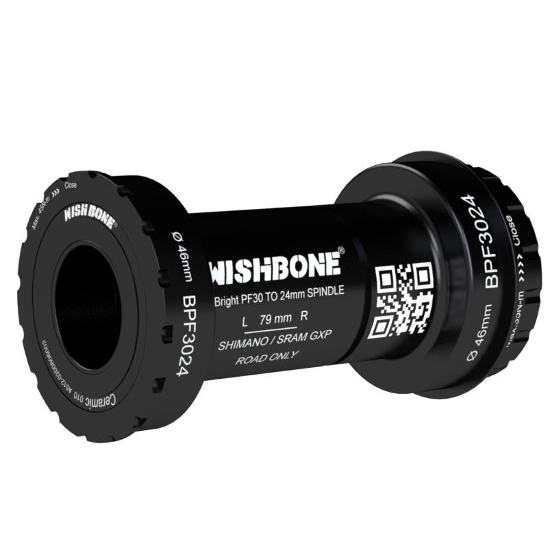กะโหลก WISHBONE BBRight PressFit 30 Ceramic Bottom Bracket | Shimano HT2 / SRAM GXP | Praxis M30 | Campagnolo PT | น้ำหนักเบา 119–136 กรัม | รับประกัน 2 ปี