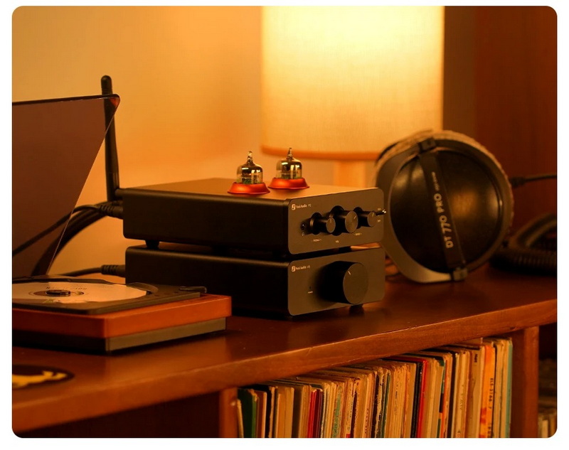 Fosi Audio P3 ปรีแอมป์หลอด 5654W x2 ปรับ Bass Treble ได้ สำหรับเครื่องเสียงบ้านหรือชุดหูฟัง ประกันศูนย์ไทย