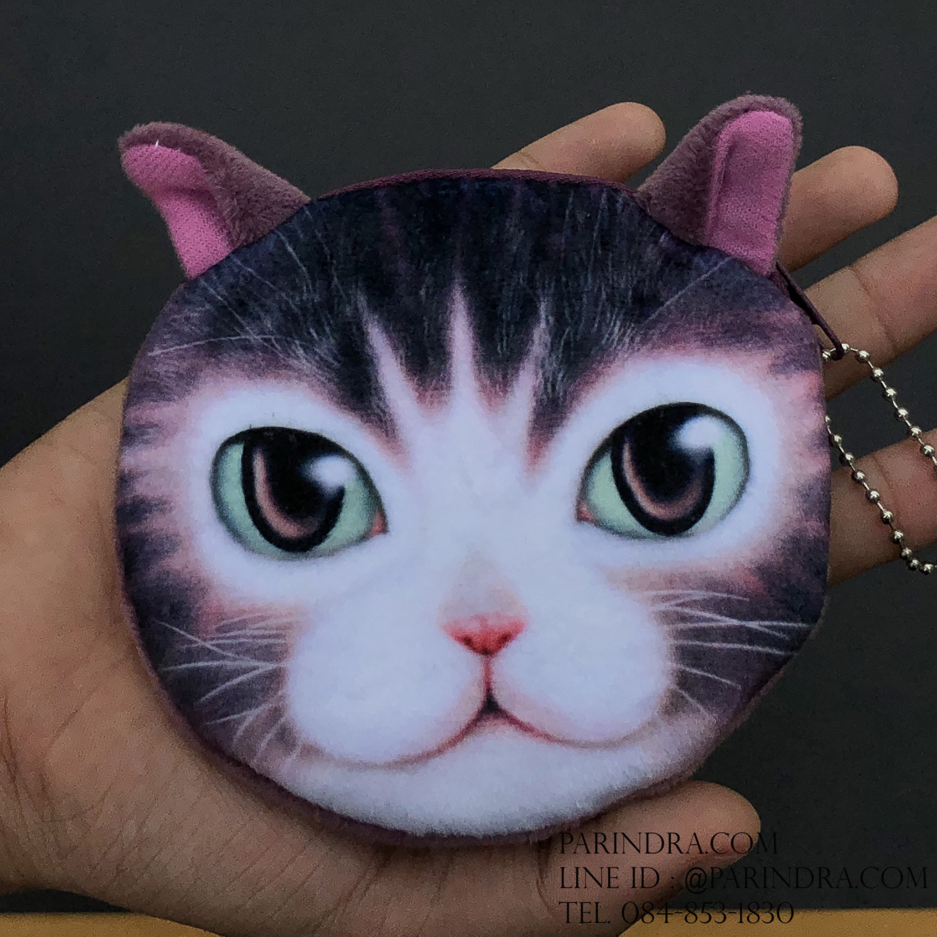 กระเป๋าใส่เหรียญ น่ารัก ขนาดกลาง แมวน้อย 2