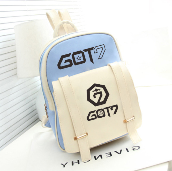กระเป๋าเป้นักเรียนสีพาสเทล GOT7