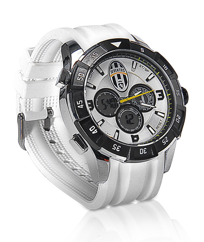 นาฬิกาที่ระลึกยูเวนตุสของแท้ JUVENTUS WHITE B&W WATCH