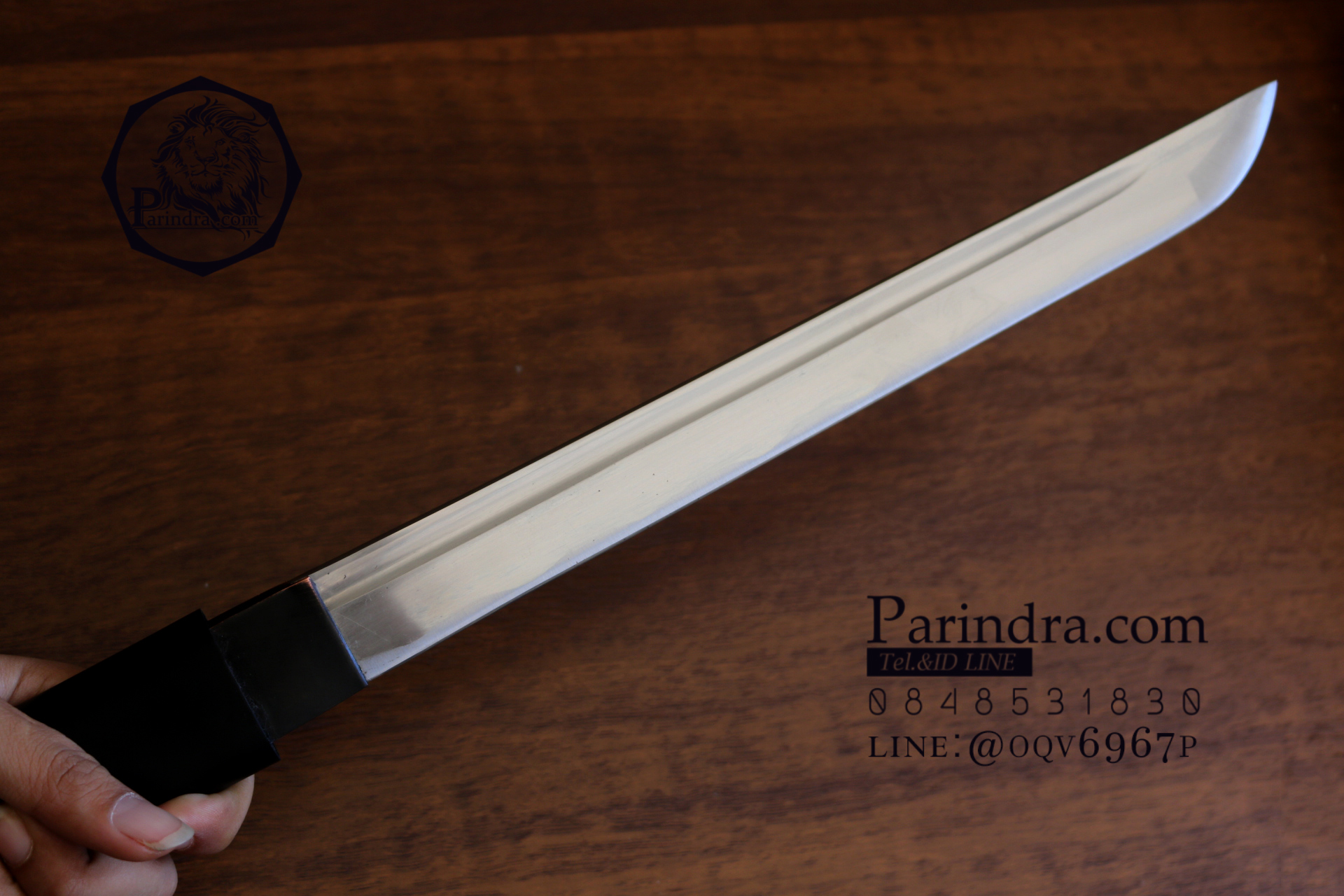 ดาบสั้นญี่ปุ่น ไว้ฝึกฟันดาบ แข็งแรงทนทาน ปลอกสีดำด้าน