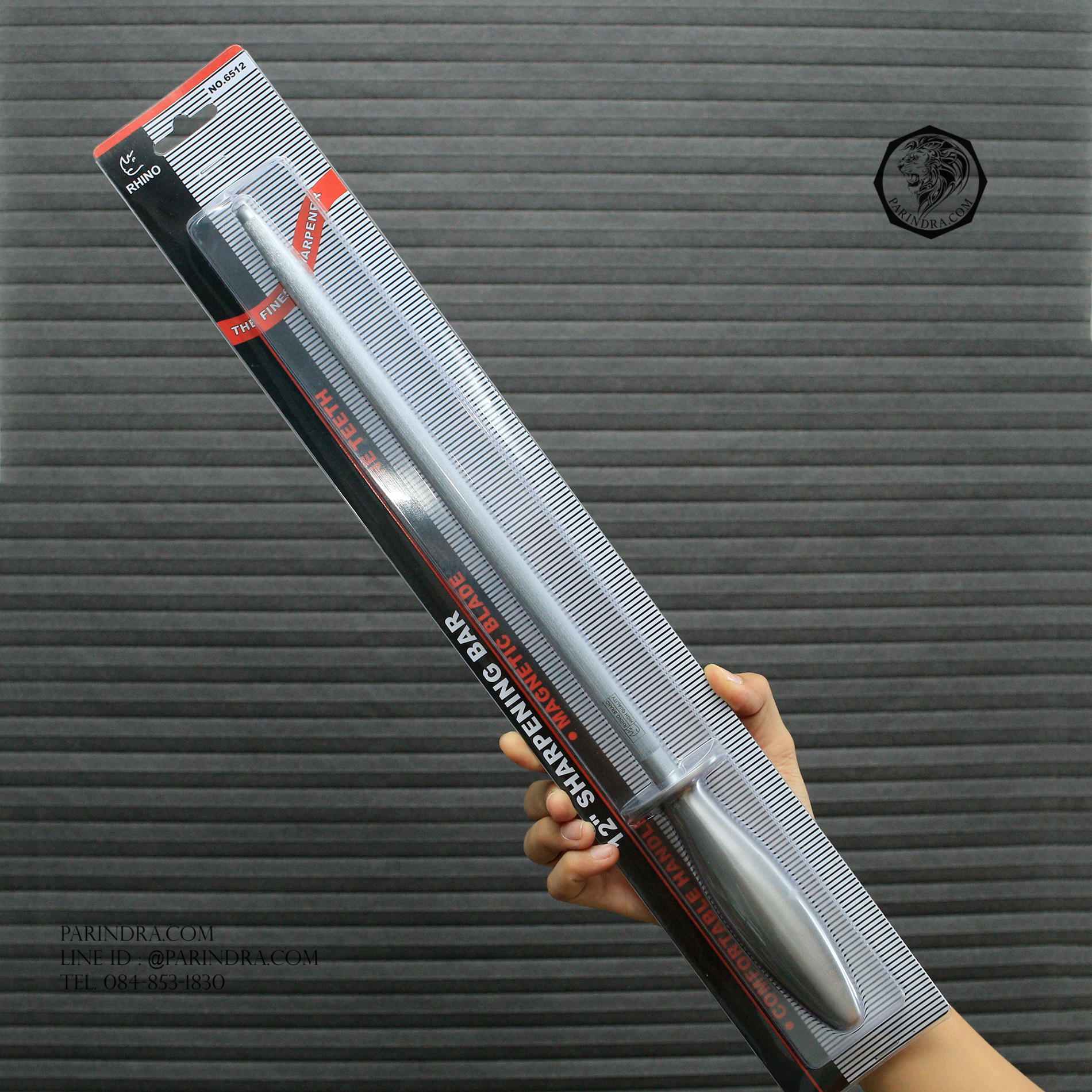 หินลับมีดแบบแท่ง ลับมีดเขียงหมู Sharpening Bar 12" Rhino Brand NO.6512 (ของแท้)